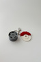 Wheel-Rim Brake Disc Silver Chain Keychain, Bag Ornament - 2
