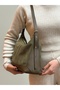 Moka 100% Genuine Leather Stylish Detailed Shoulder Bag - 3