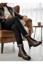 Sergeant Genuine Leather Fur Lining Black Boots