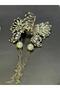 Rhinestone Butterfly Hair Clip, Rhinestone Claw Clip, Pearl Tassel Hair Clamp, - 2