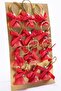 Christmas Pine Tree Ornament with Red Bell Figure Christmas Tree Ornament 12 Pieces 3 cm - 4