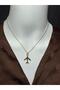 Elegant Airplane-Shaped Necklace, Sky-Themed Necklace - 2