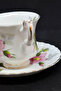Prairie Rose Porcelain Double Coffee Cup and Saucer 2 Pieces 120 ml - 2