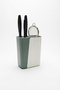 Sliding 3-Compartment Draining Upright Cutlery Holder Knife Rack Indoor Outdoor Use Multi-Purpose Organizer - 5
