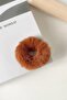 Plush Soft Rubber Buckle Teddy Fur Bun Buckle 1 Piece - 5