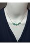 Broken Amazonite Natural Stone Necklace, Natural Stone Necklace, Pinterest Model Necklace - 3