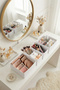 6-Piece Drawer Cabinet Organizer Storage Box Organizer Set White - 6