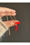 Stainless Steel Red Pepper Necklace - 2