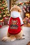 Large Breed Red Merry Chirstmas New Year Dog Sweati Dog Outfit (11-45kg) - 3
