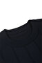 Men's Navy Blue Comfortable Fit Striped Textured Knit Sweater – Stylish & Modern Design 2605432 - 5