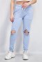 Women Regular Fit Solid Jogger Pant, Light Blue