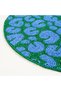 Dadrı Blue - Green Glass - Polyester American Service Plate 35 cm - 4