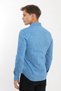 Collared Snap Fastener Long Sleeve Printed Shirt - 7