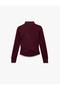 Slim Fit Long Sleeve Mock Neck Pockets Zippered Sports Jacket - 4