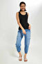 Black Plain Rib Vest - 6