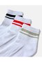 Senior Boys White Mid Length Socks Set (3 Pairs) - 3