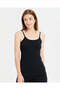 Black Plain Strappy Vest