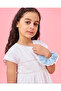Girls White Lace Embellished Blouse With Scrunchy (2 Piece) - 4