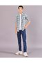 Senior Boys Blue Denim Shirt With White T-Shirt Set (2 Piece) - 4