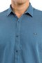 Long Sleeve Snap Button Cotton Lycra Patterned Men's Shirt - 4
