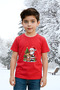 Unisex Girls/Boys Crew Neck 100% Cotton'Christmas Themed' T-Shirt - 4