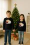 Unisex Happy New Year New Year's Eve Printed Adult and Children Sweatshirt 3 Thread Ş Fleece-Lined Fabric - 3