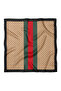 Striped Detail Luxury Pattern Scarf Bandana 70X70 cm