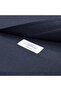 Albini Navy Blue Tailor Fit Buttoned Collar Organic Cotton Flannel Shirt - 4