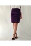Purple Velvet Double Pencil Skirt - 3
