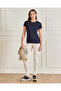 Women Navy Basic T-Shirt - 2