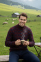 Men's Half Crew Neck Patterned Sweater - 3
