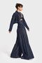 Women's Indigo Color 7w5-50 Super Palazzo Fit High Waist Special Design Denim Jean - 4