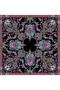 Ethnic Shawl Pattern Fuchsia-Purple Soft Bandana Scarf 50X50 cm - 4