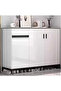 Premium High Quality Shoe Cabinet with Multifunctional Drawers 140CM - 8