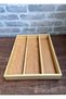 30X40 cm Wooden Spoon Holder Inside Drawer Organizer for Ladles, Tongs and Serving Utensils - 7