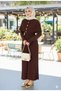 Long Sleeve Knitted Long Dress with Pleated Detail and Pleated Detail - 2