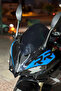 Blue Head Detail Rr Sticker with Reflector for Rks Srk125R - 2
