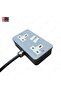 Heavy Duty Extension Cable – 2 Gang Metal Clad 13A UK Switch Socket (2 Meter) - 3