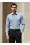 Men Regular Fit Collar Textured Long Sleeve Shirt