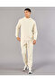 Men Beige Hooded Sweatshirt - 2