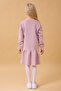 Girl's Transitional Dress Light Rose Color - 4
