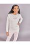 Senior Girls Ivory Embroidered Sweatshirt - 5
