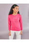 Senior Girls Fuchsia Printed Sweatshirt - 5