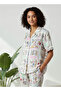 Pyjama Set Button-Down Shirt & Trousers Viscose - 2