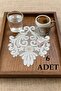 6-Piece Palace Model Decorative Lace Coffee Cocktail Presentation Napkin