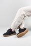 Bante Volume Paneled Suede Sneakers Black - 5
