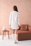 Women's Polo Neck Low Sleeve Sweater Short Skirt Two-Piece Knitwear Set - 8