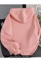 Minimal Printed Ka Hooded Weatshi̇rt - 2