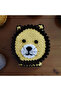 Cute Lion Themed Hand Knitted Bath Washcloth