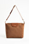 Nora Women's Zippered Adjustable Strap Suede Shoulder Bag - 5